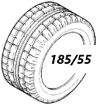 185/55 ...
